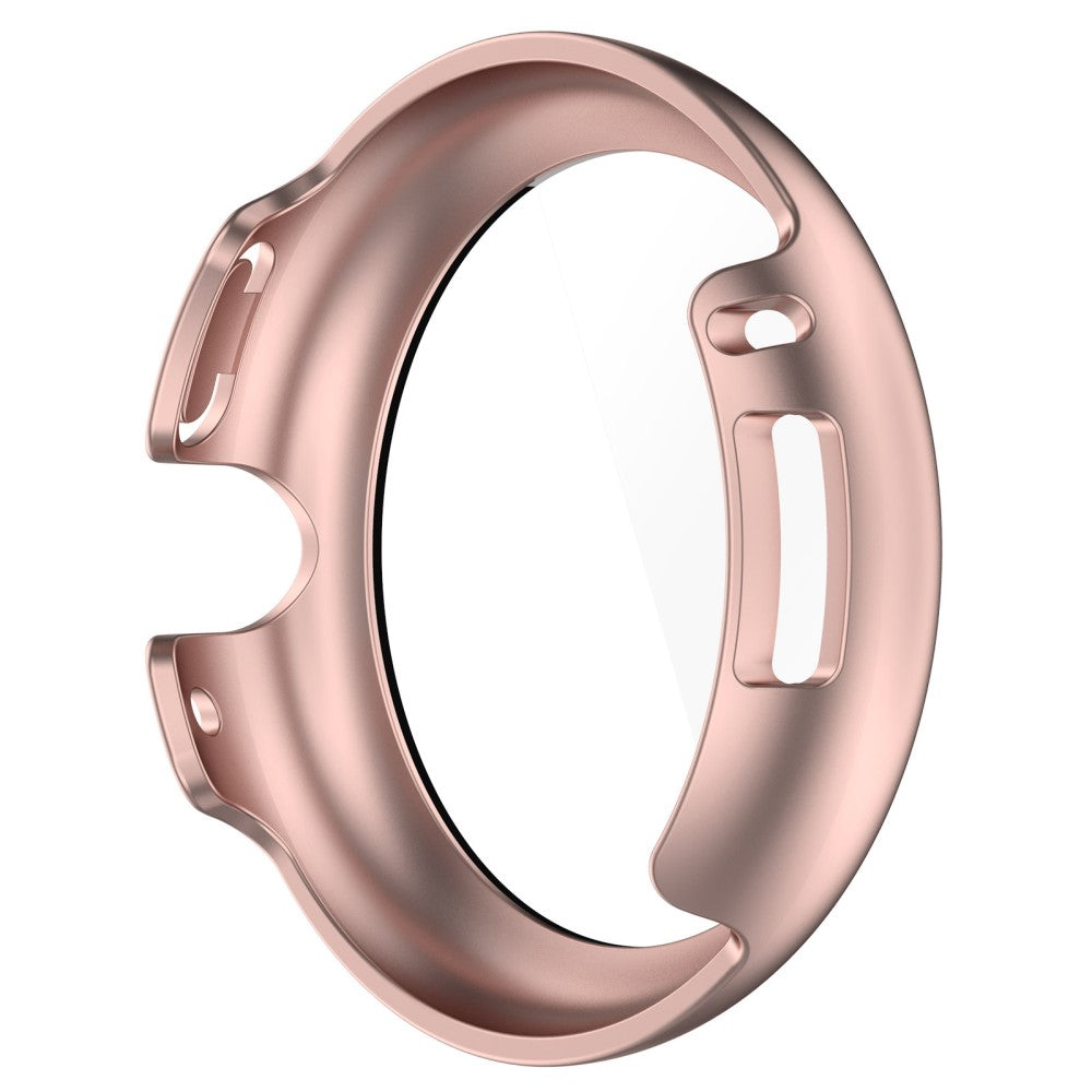Super Flot Google Pixel Watch Cover med Skærmbeskytter i Plastik og Hærdet Glas - Pink#serie_4