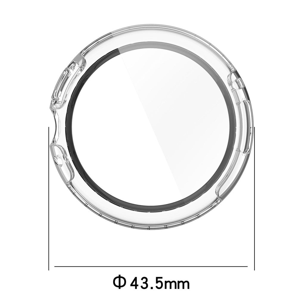 Super Flot Google Pixel Watch Cover med Skærmbeskytter i Plastik og Hærdet Glas - Gennemsigtig#serie_5