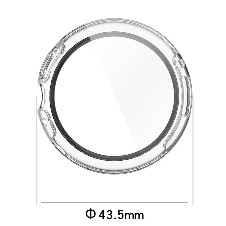 Super Flot Google Pixel Watch Cover med Skærmbeskytter i Plastik og Hærdet Glas - Gennemsigtig#serie_5