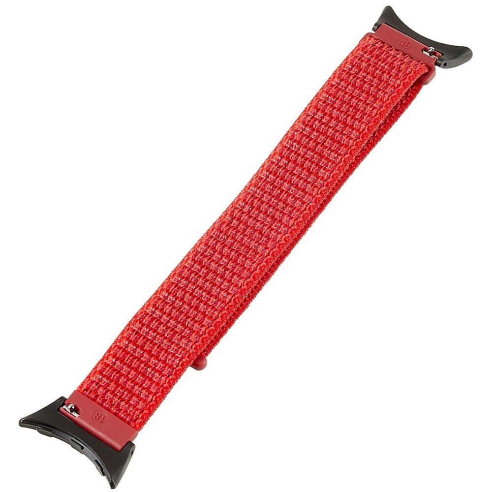 Alle tiders Google Pixel Watch Nylon Rem - Rød#serie_7
