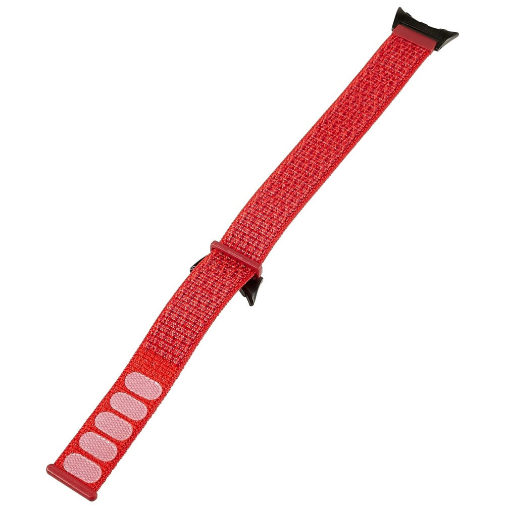 Alle tiders Google Pixel Watch Nylon Rem - Rød#serie_7