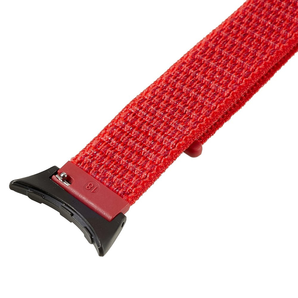 Alle tiders Google Pixel Watch Nylon Rem - Rød#serie_7