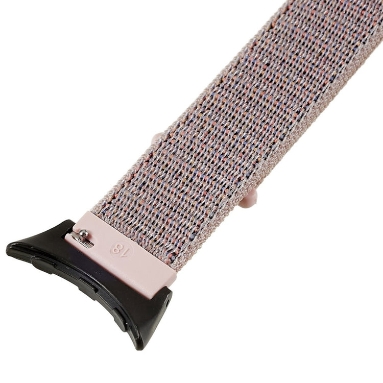 Alle tiders Google Pixel Watch Nylon Rem - Sølv#serie_8