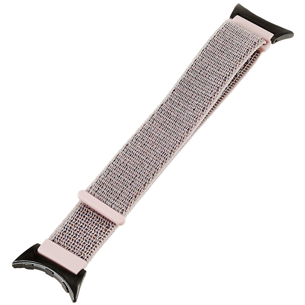 Meget komfortabel Google Pixel Watch Nylon Rem - Sølv#serie_8