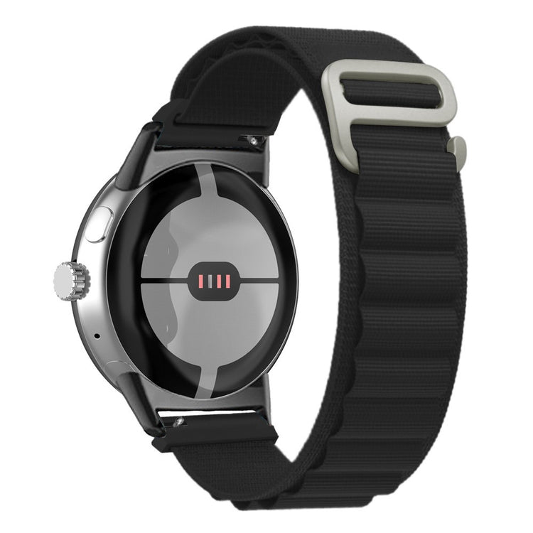 Helt vildt komfortabel Google Pixel Watch Nylon Rem - Sort#serie_1