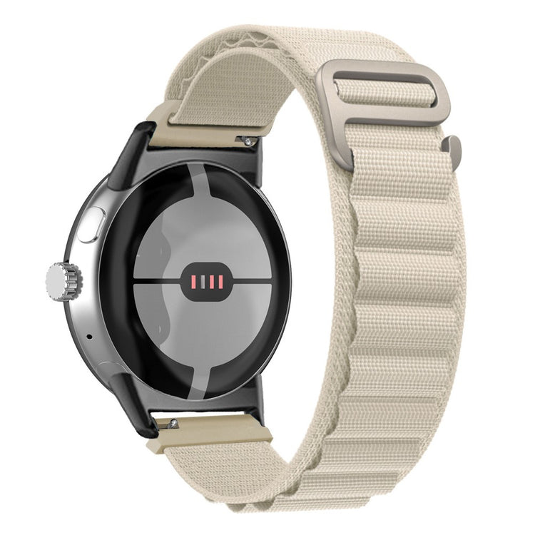 Helt vildt komfortabel Google Pixel Watch Nylon Rem - Brun#serie_2