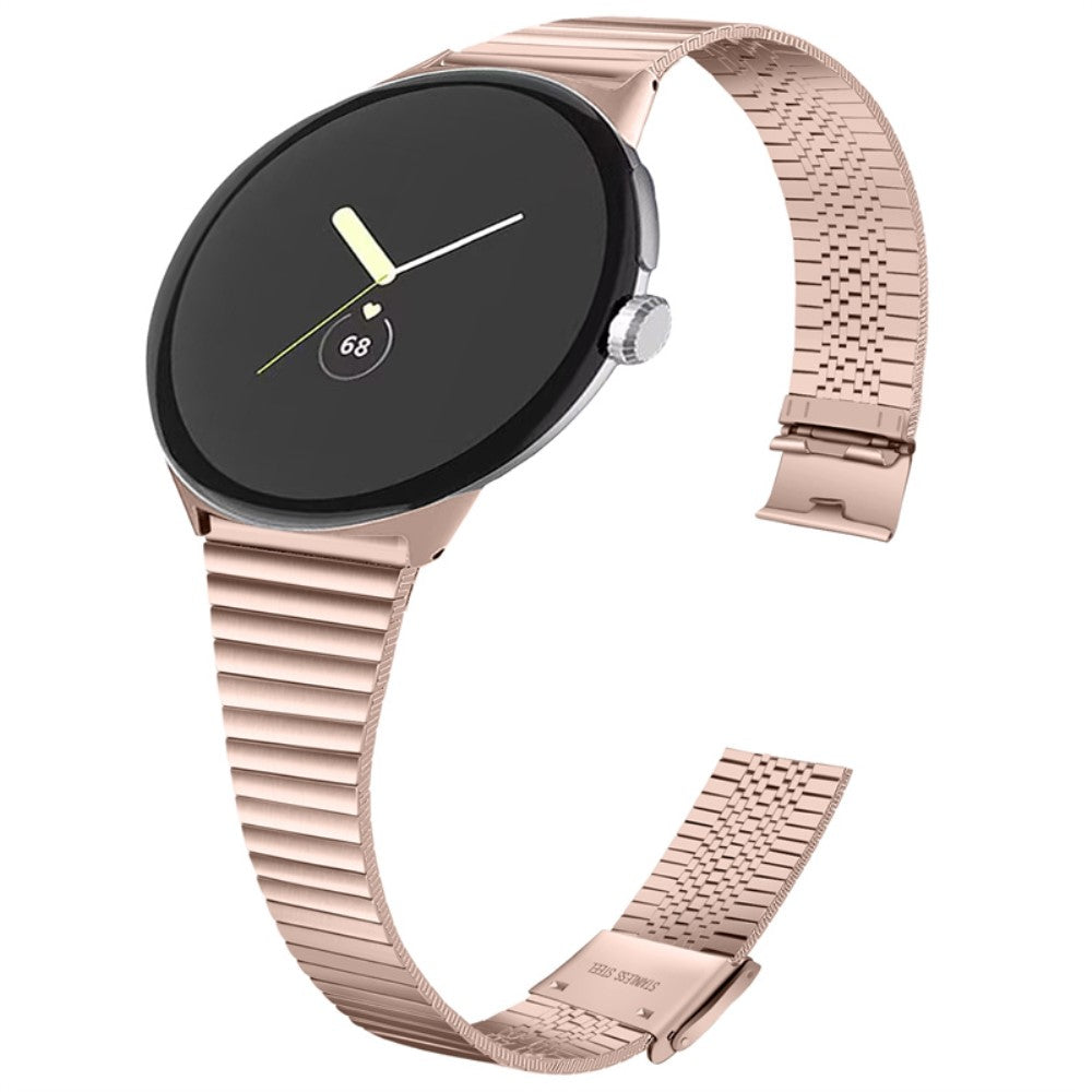 Super smuk Google Pixel Watch Metal Rem - Pink#serie_1