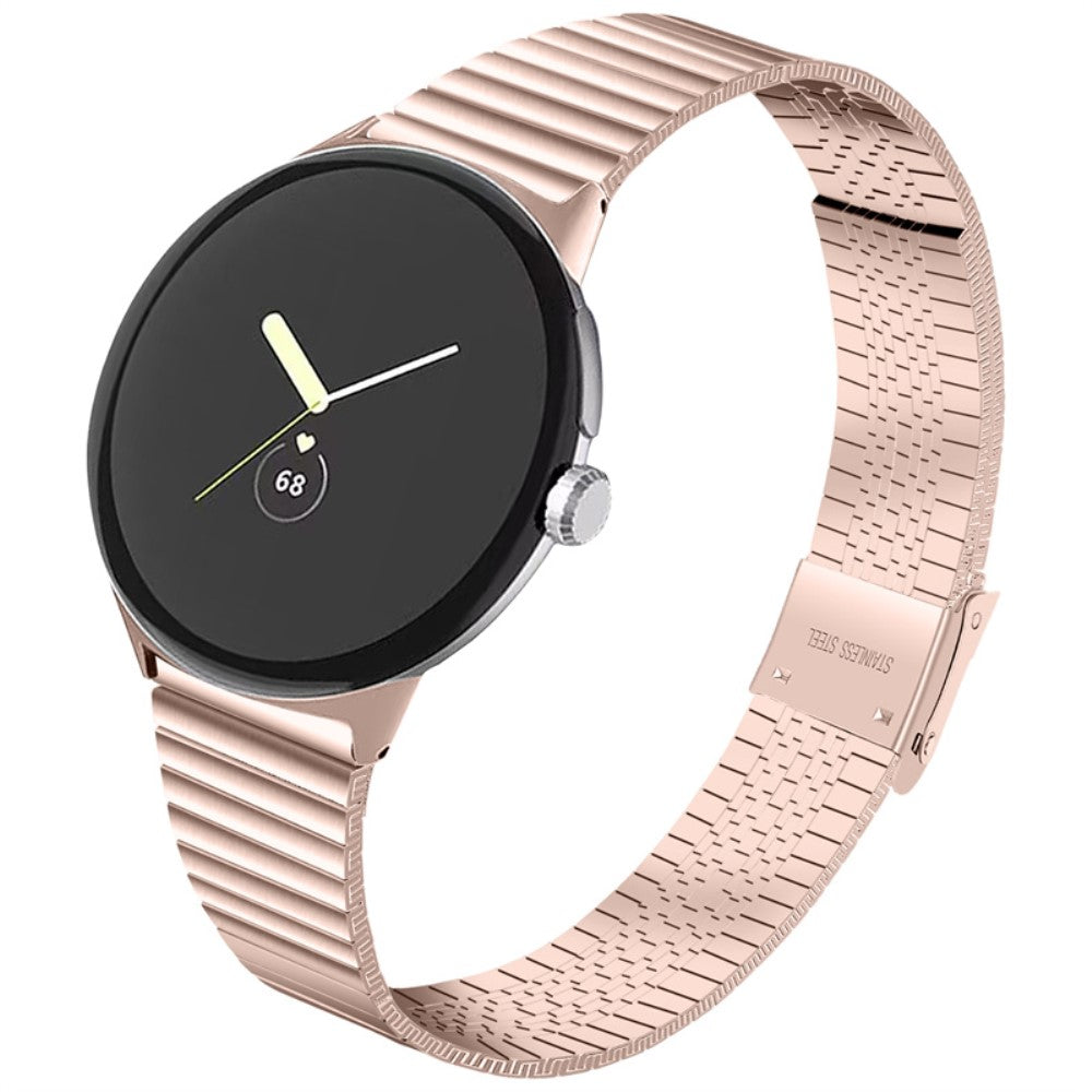 Udsøgt Google Pixel Watch Metal Rem - Pink#serie_1