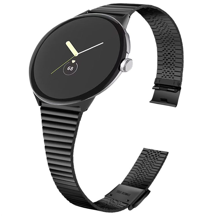 Super smuk Google Pixel Watch Metal Rem - Sort#serie_2