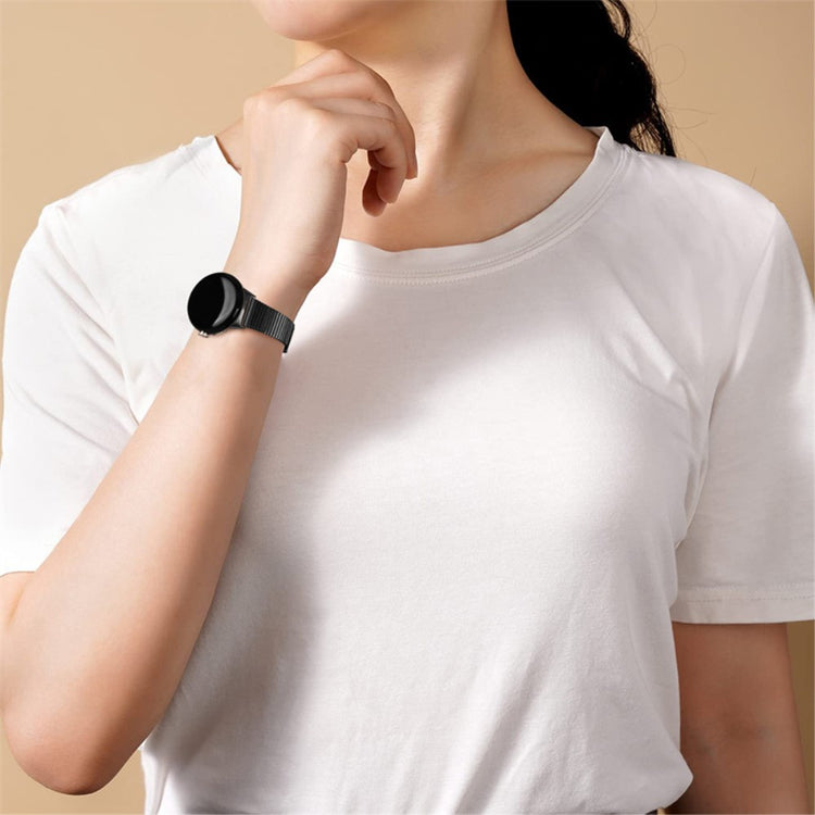 Super smuk Google Pixel Watch Metal Rem - Sort#serie_2