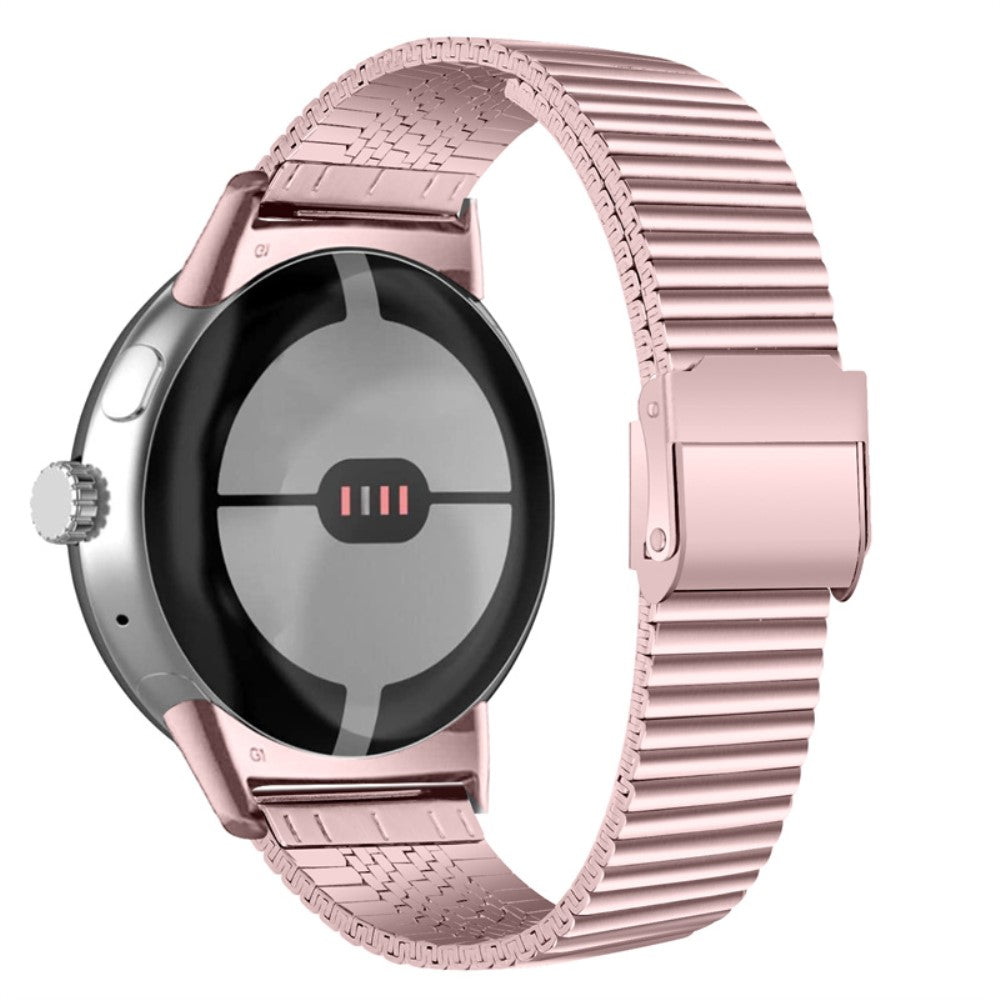 Super smuk Google Pixel Watch Metal Rem - Pink#serie_3