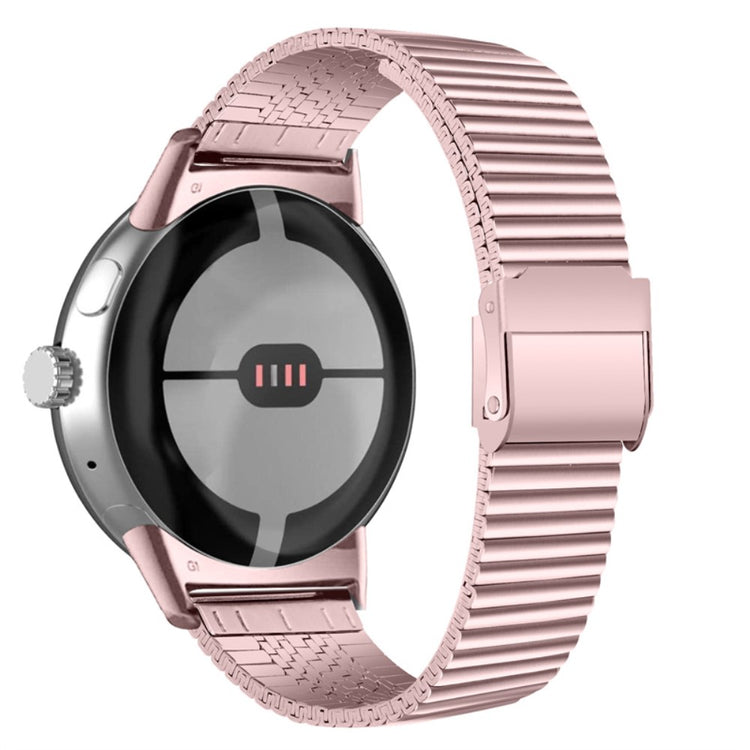 Super smuk Google Pixel Watch Metal Rem - Pink#serie_3