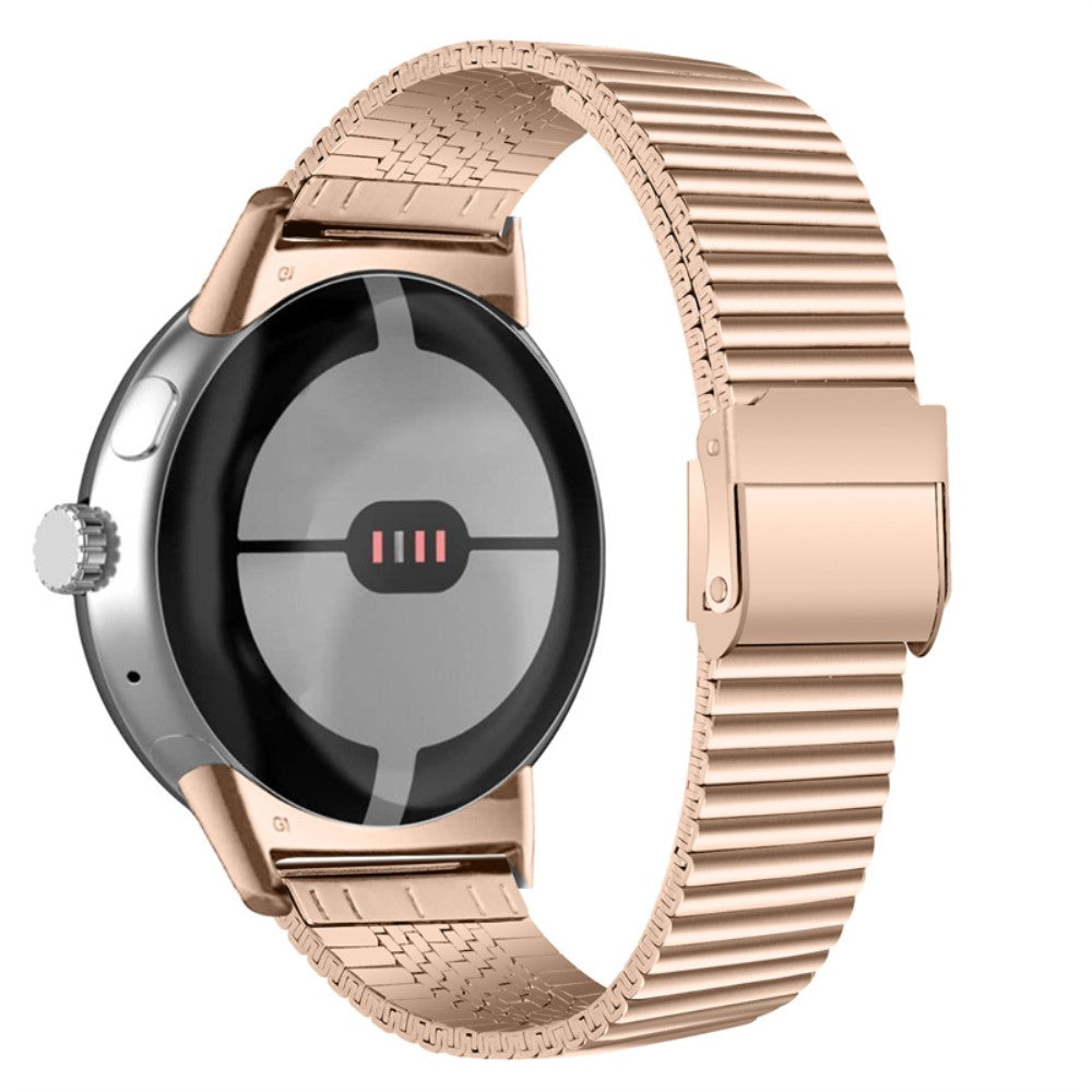 Super smuk Google Pixel Watch Metal Rem - Pink#serie_4