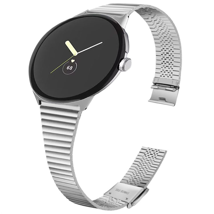 Helt vildt holdbart Google Pixel Watch Metal Rem - Sølv#serie_073