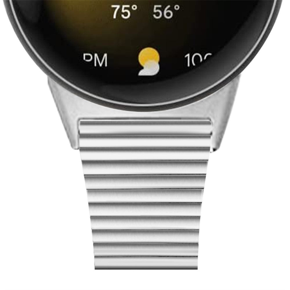 Helt vildt holdbart Google Pixel Watch Metal Rem - Sølv#serie_073