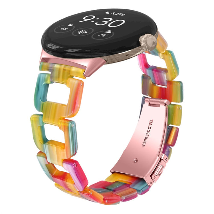 Super fint Google Pixel Watch Plastik Rem - Flerfarvet#serie_1