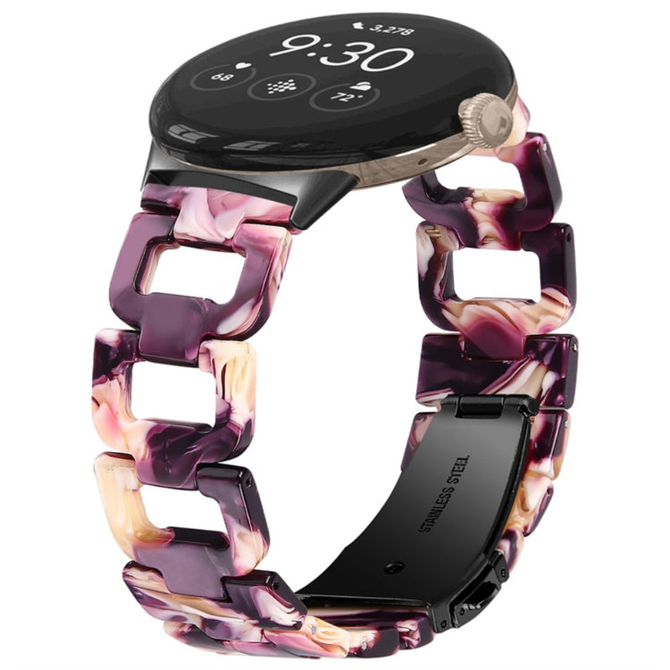 Super fint Google Pixel Watch Plastik Rem - Lilla#serie_10