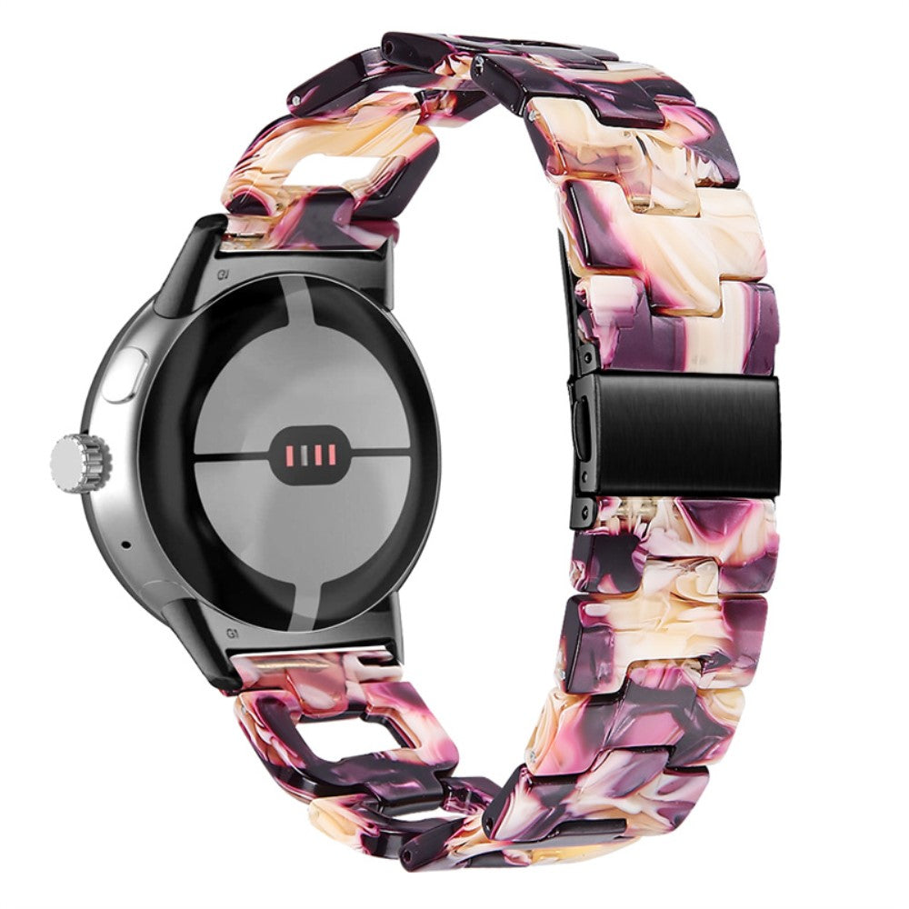 Super slidstærk Google Pixel Watch Plastik Rem - Lilla#serie_10