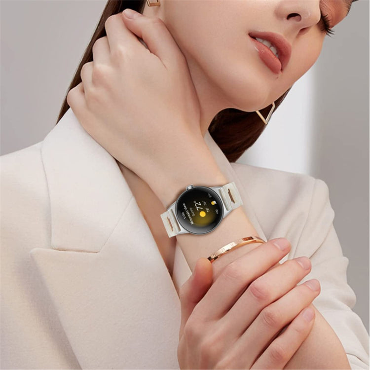 Super fint Google Pixel Watch Plastik Rem - Hvid#serie_12