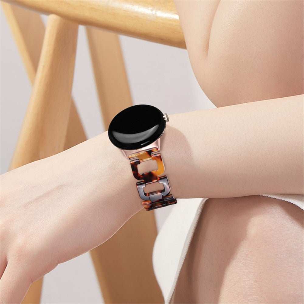 Super fint Google Pixel Watch Plastik Rem - Brun#serie_2