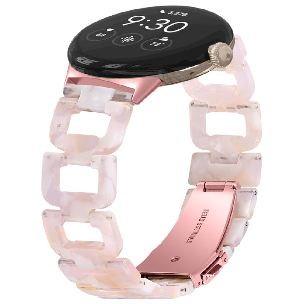 Super fint Google Pixel Watch Plastik Rem - Pink#serie_3
