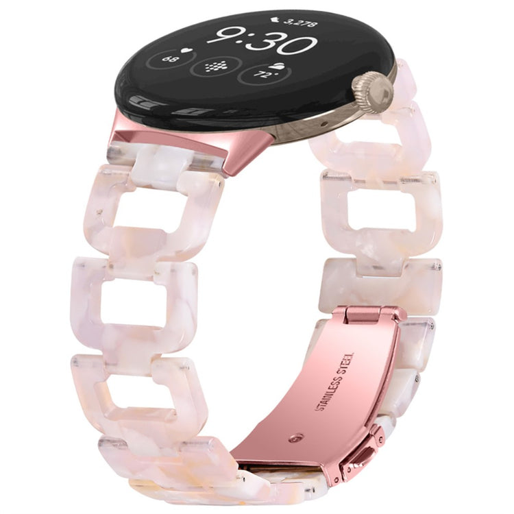 Super fint Google Pixel Watch Plastik Rem - Pink#serie_3