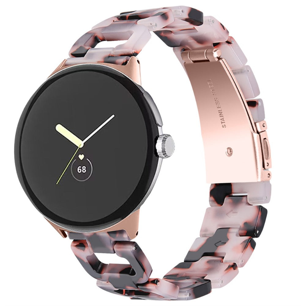 Super fint Google Pixel Watch Plastik Rem - Pink#serie_5