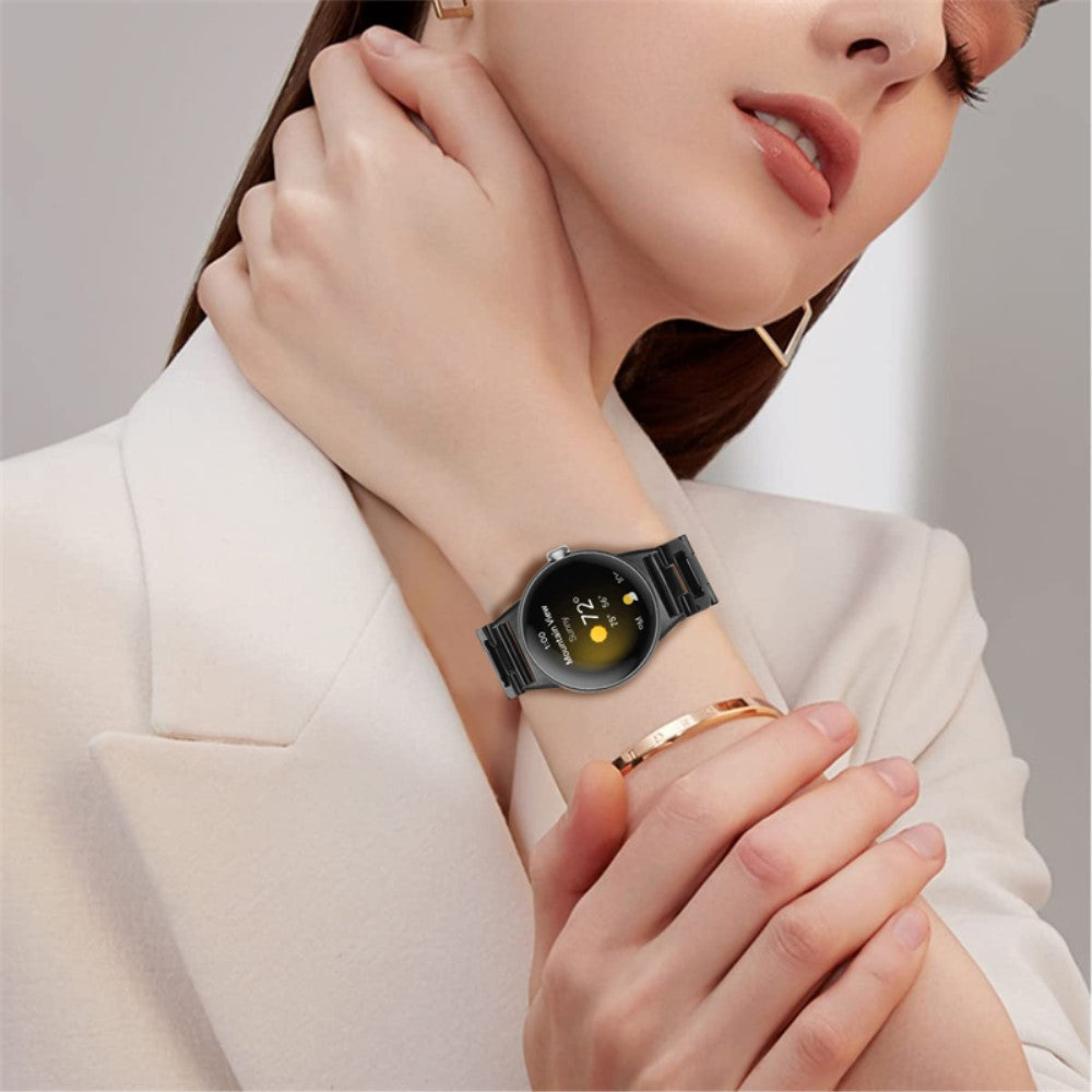 Super fint Google Pixel Watch Plastik Rem - Sort#serie_6