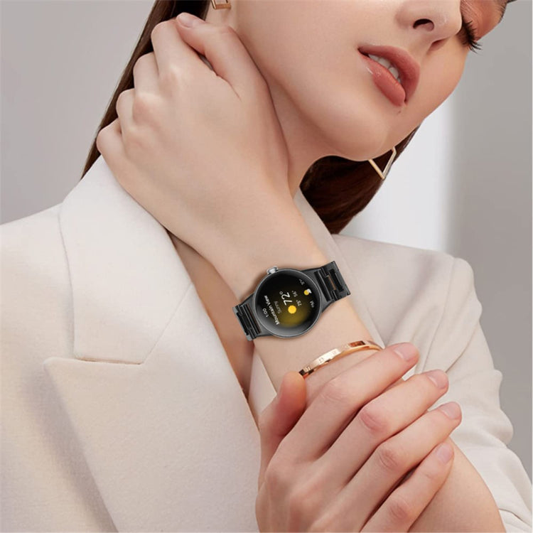 Super fint Google Pixel Watch Plastik Rem - Sort#serie_6