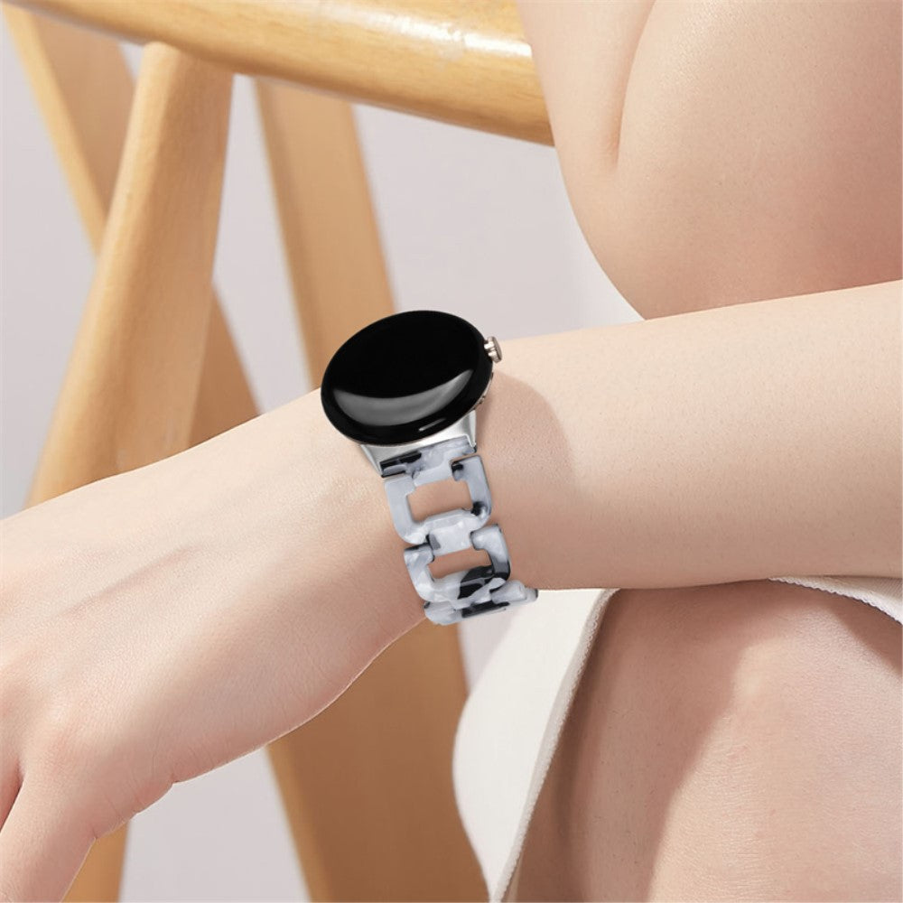 Super fint Google Pixel Watch Plastik Rem - Sort#serie_7