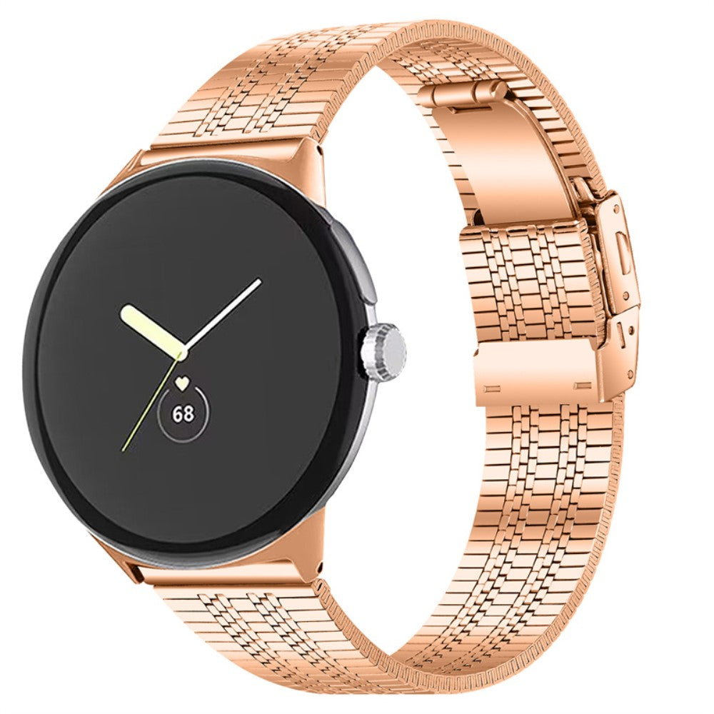 Vildt sejt Google Pixel Watch Metal Rem - Pink#serie_3