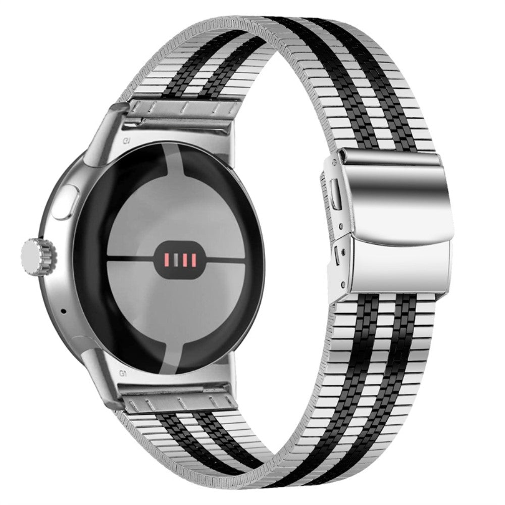 Mega sejt Google Pixel Watch Metal Rem - Sølv#serie_4