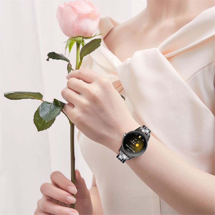 Vildt rart Google Pixel Watch Metal og Rhinsten Rem - Sort#serie_1