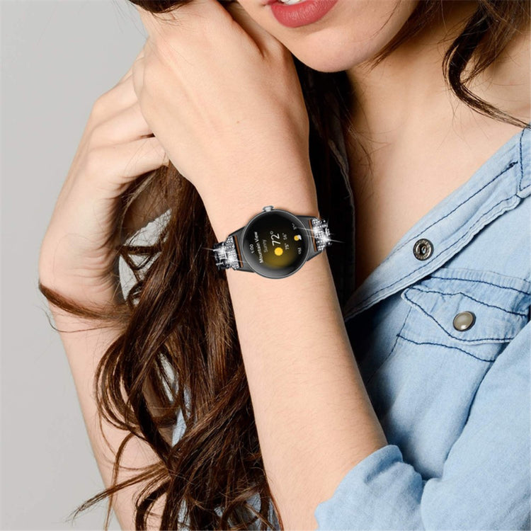 Vildt rart Google Pixel Watch Metal og Rhinsten Rem - Sort#serie_1