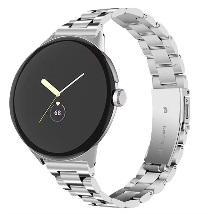Super hårdfør Google Pixel Watch Metal Rem - Sølv#serie_080