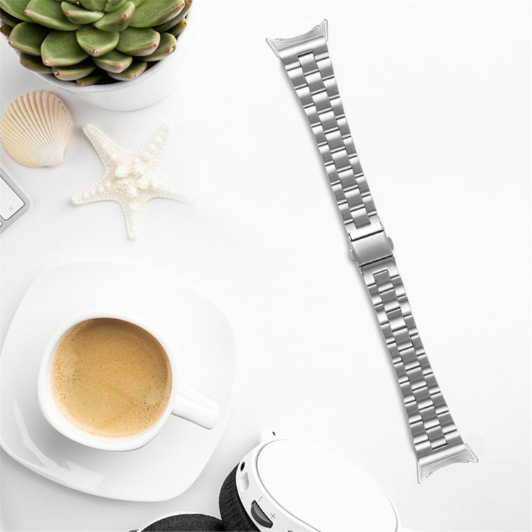 Super hårdfør Google Pixel Watch Metal Rem - Sølv#serie_080