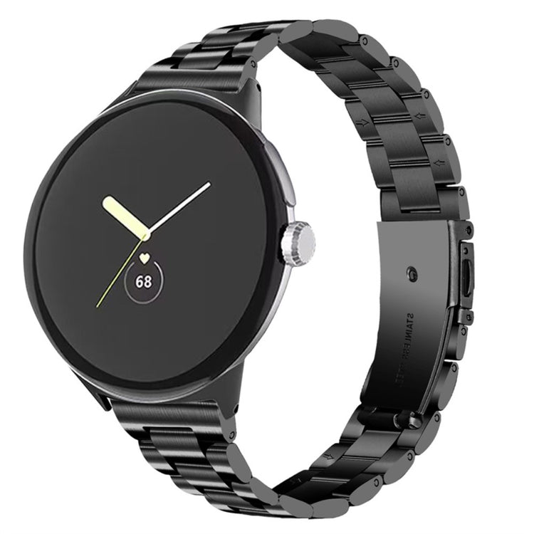 Helt vildt flot Google Pixel Watch Metal Rem - Sort#serie_1