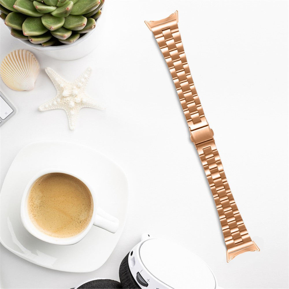 Helt vildt flot Google Pixel Watch Metal Rem - Pink#serie_2