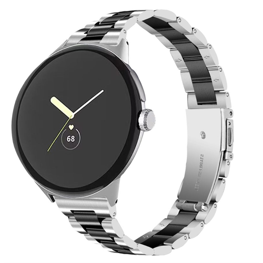 Helt vildt flot Google Pixel Watch Metal Rem - Sort#serie_3