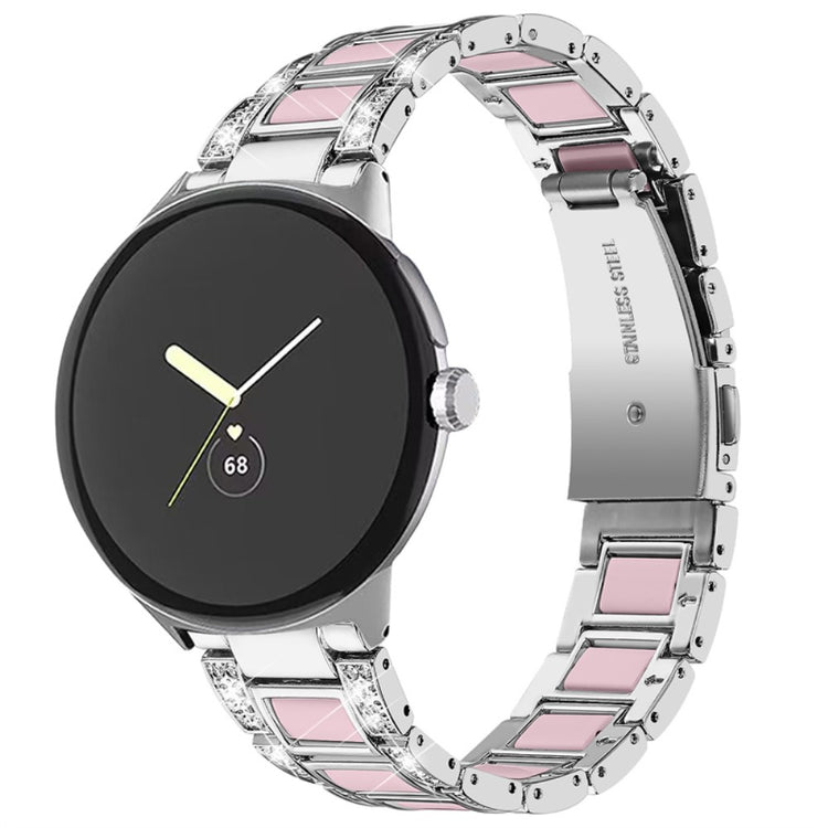 Superflot Google Pixel Watch Metal Rem - Pink#serie_4