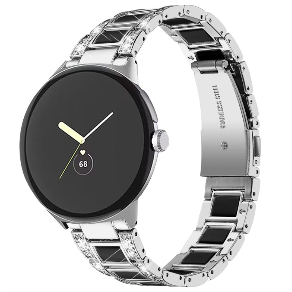 Superflot Google Pixel Watch Metal Rem - Sort#serie_6