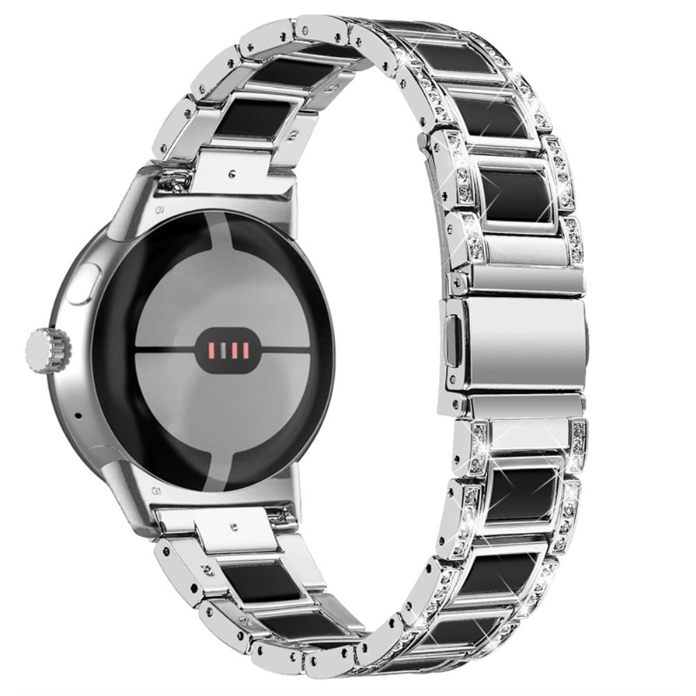 Stilren Google Pixel Watch Metal Rem - Sort#serie_6