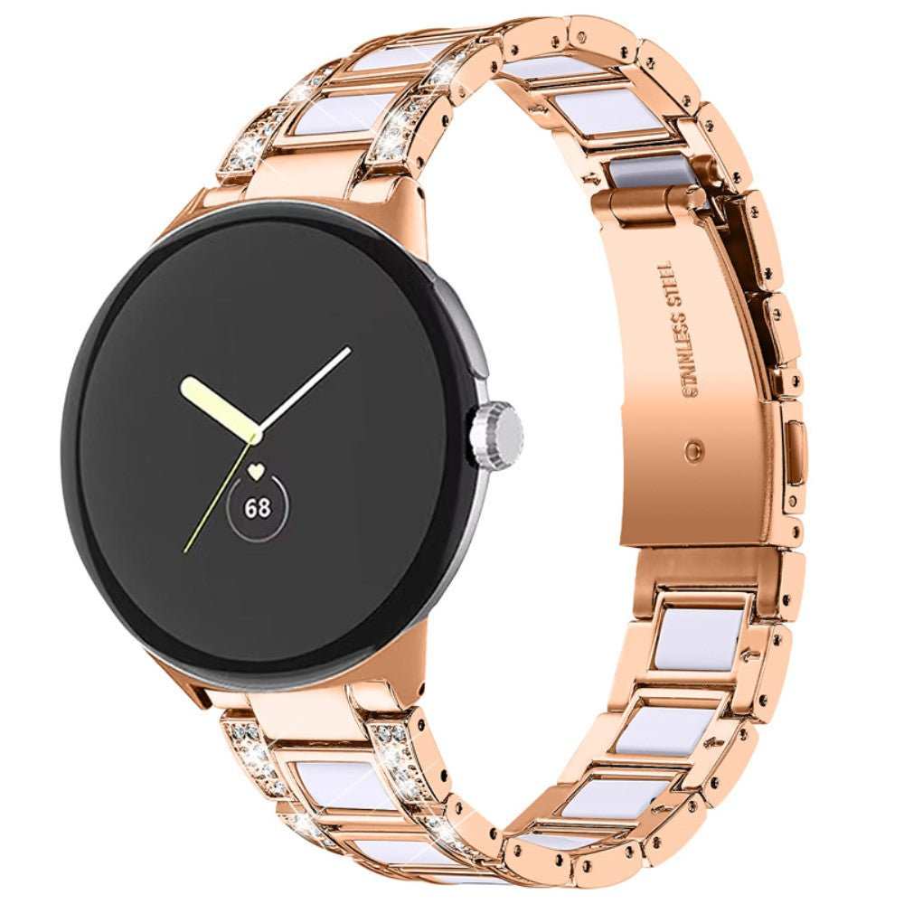 Vildt fed Google Pixel Watch Metal Rem - Pink#serie_10