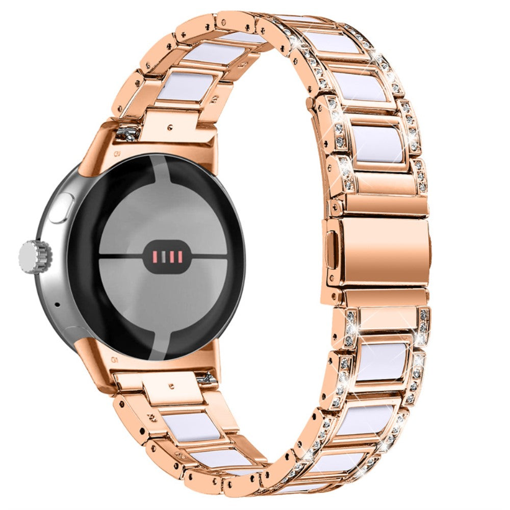 Super kønt Google Pixel Watch Metal Rem - Pink#serie_10