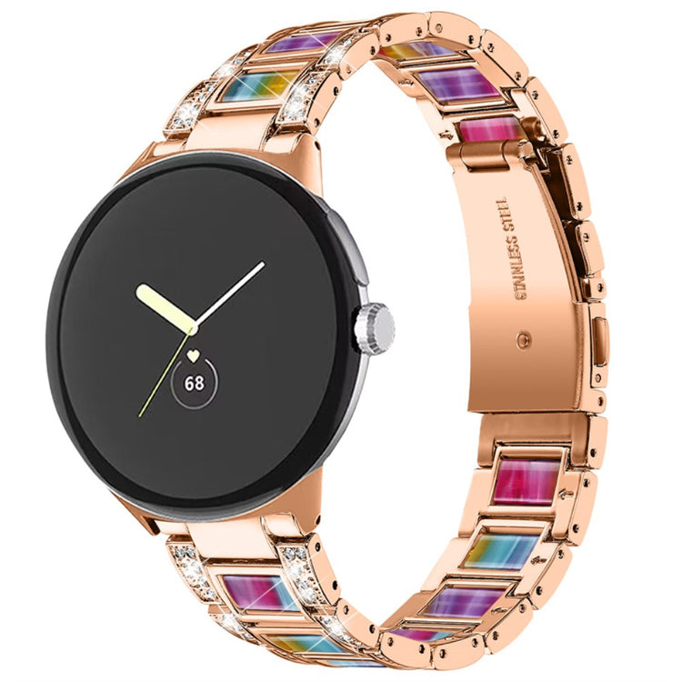 Vildt fed Google Pixel Watch Metal Rem - Flerfarvet#serie_11