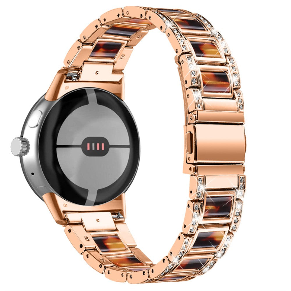Super kønt Google Pixel Watch Metal Rem - Brun#serie_12