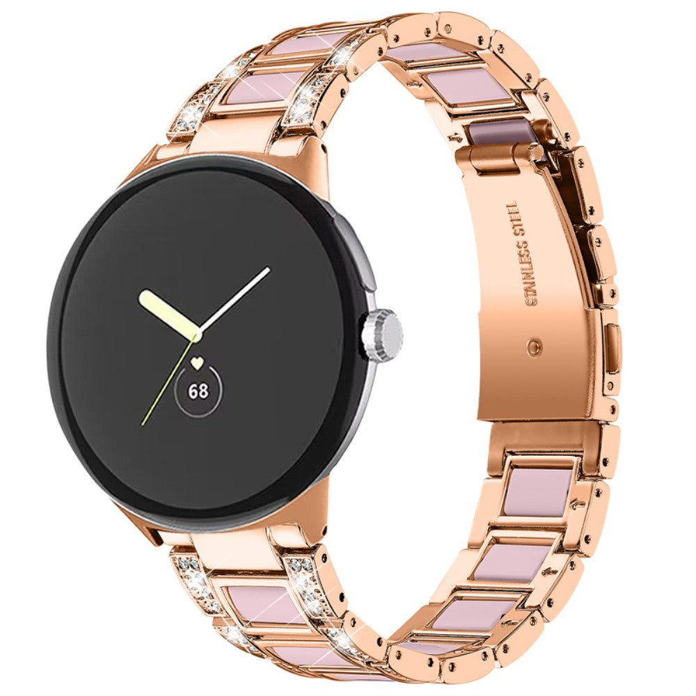 Vildt fed Google Pixel Watch Metal Rem - Pink#serie_13