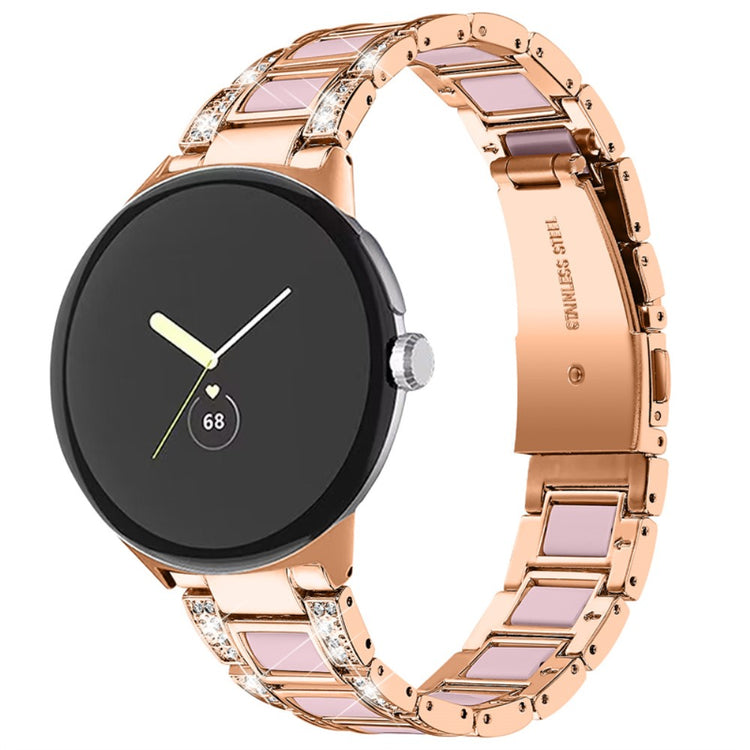 Vildt fed Google Pixel Watch Metal Rem - Pink#serie_13