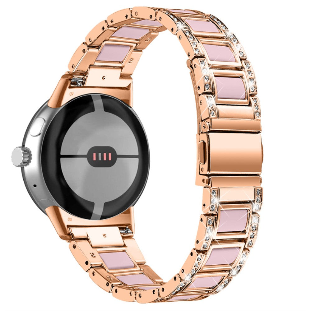 Super kønt Google Pixel Watch Metal Rem - Pink#serie_13