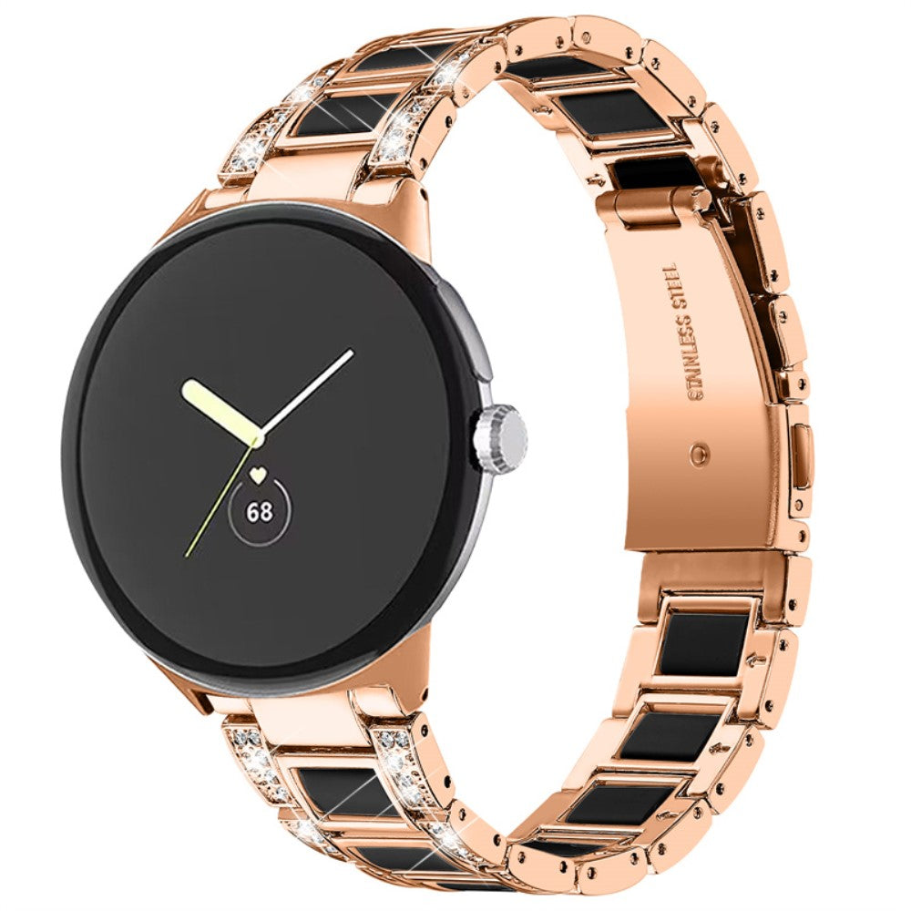 Vildt fed Google Pixel Watch Metal Rem - Sort#serie_15